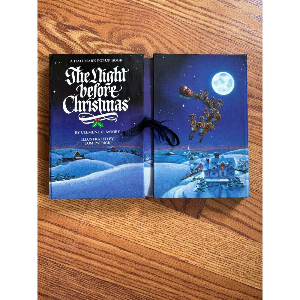 Vintage Hallmark 1988 The Night Before Christmas Pop-Up Book Clement C Moore